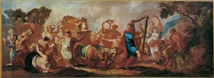 The Transfer of the Ark of the Covenant by the Singing and Dancing David by Franz Carl Remp