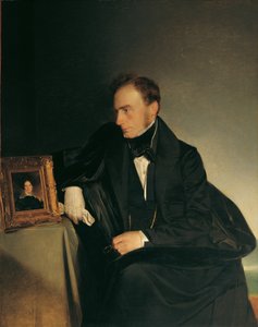 The Painter Franz Wipplinger Contemplating the Miniature Portrait of His Deceased Sister