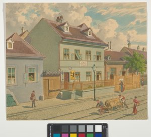 19th district, Gymnasiumstraße 87 - Home and place of death of Josef Lanner by Franz Gerasch