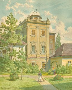 The Old Hundsturm in the 5th District of Vienna by Franz Gerasch