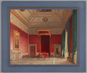 Sala del Thorvaldsen, Rome, 1845 by Franz Heinrich
