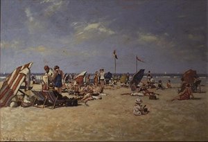 Sunbathing by Franz Helfferich