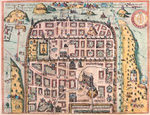 Jerusalem, Israel (engraving)
