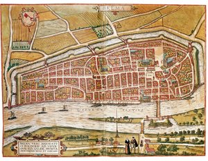 Map of Bremen (engraving)