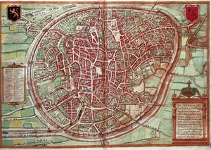 Map of Brussels - Belgium