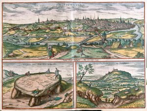 Montpellier, Tours and Poitiers, France by Franz Hogenberg