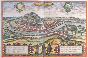 Salzburg, Austria by Franz Hogenberg