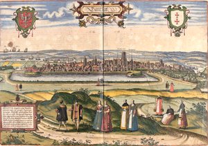 View of Dantzig (present-day Gdansk), Poland