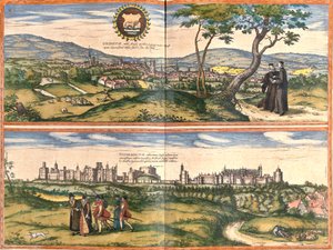 Views of Oxford and Windsor, England by Franz Hogenberg