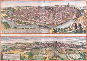 Views of Toledo and Valladolid, Spain by Franz Hogenberg