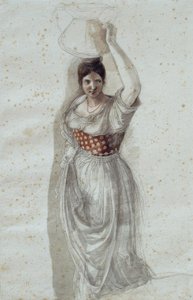 Italian Woman Carrying a Jug
