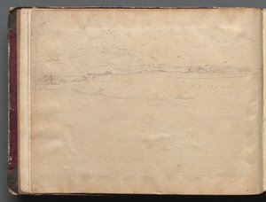 Album with Views of Rome and Surroundings, Landscape Studies, page 03b: Roman Panoramic