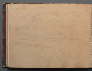 Album with Views of Rome and Surroundings, Landscape Studies, page 29b: Landscape Study