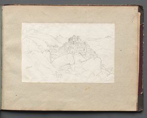 Album with Views of Rome and Surroundings, Landscape Studies, page 53a: Vivaro