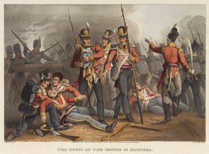 The Buffs at the Battle of Albuera by Franz Joseph after Manskirch