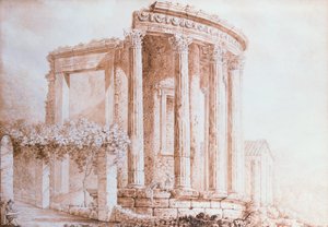 The Temple of Sibyl, Tivoli by Franz Keisermann
