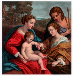 The Mystic Marriage of St Catherine by Franz Kellerhoven