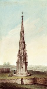 The Memorial Column at Wiener Neustadt by Franz Kletzinsky