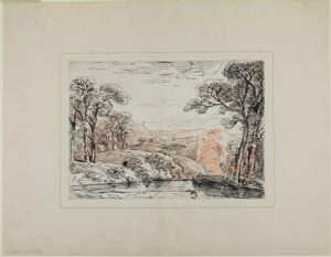 Landscape with River and Distant Hills