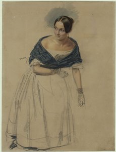 Flower Girl by Franz Krüger