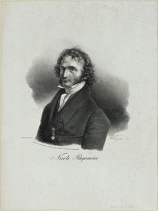Niccolò Paganini by Franz Krüger