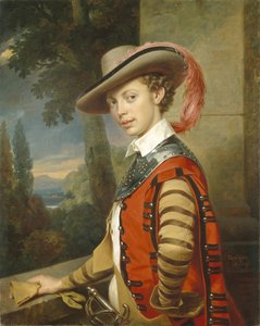 Portrait of Prince Nikolai Saltykov in Fancy Dress, 1850