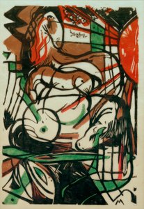 Birth of the Horses by Franz Marc