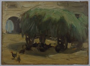 Hay Wagon by Franz Marc