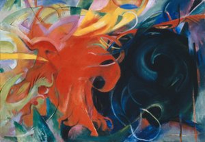 Fighting Forms by Franz Marc