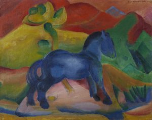 Little Blue Horse, 1912