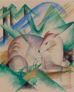 Red Deer. 1913 by Franz Marc