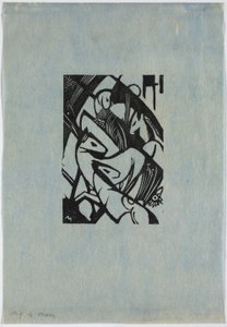 Jumping Horses by Franz Marc