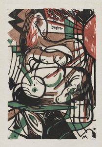 The Birth of Horses by Franz Marc