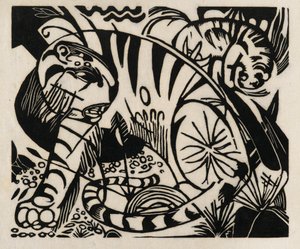 Tiger by Franz Marc