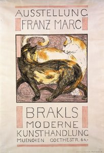 Two Cats by Franz Marc