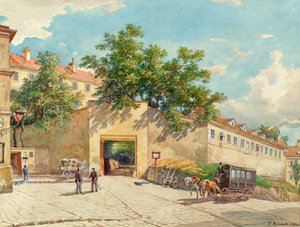 The Police Prison in Theobaldgasse in Vienna by Franz Reinhold