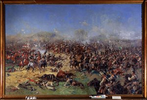 The Battle of Borodino on August 26, 1812
