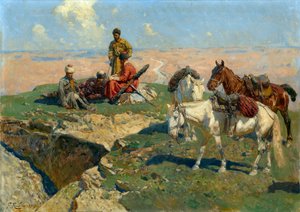 The Halt of the Caucasian Warriors