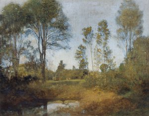 Landscape with Hay Wagon