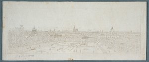 View of Vienna from Belvedere Palace by Franz Schmied