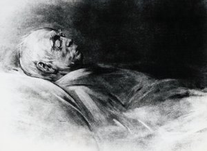 Otto von Bismarck on His Deathbed by Franz Seraph von Lenbach