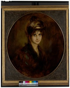 Portrait of Princess Aldobrandini by Franz Seraph von Lenbach