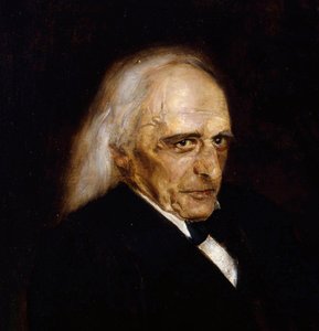 Portrait of Theodor Mommsen (detail) by Franz Seraph von Lenbach