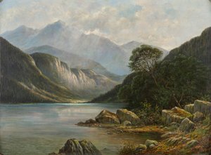 Badersee with Wetterstein