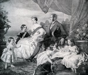 Queen Victoria with Prince Albert and their Children