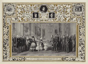 Her Majesty the Queen receiving King Louis Philippe in Windsor Castle, 8 October 1844 by Franz Xaver Winterhalter