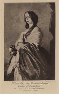 Lady Harriet Elizabeth Georgiana Howard by Franz Xaver Winterhalter