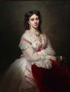 Portrait of Countess Maria Branicka 1843-1918, née Princess Sapieha, 1865 by Franz Xaver Winterhalter