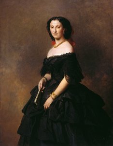 Portrait of Duchess Elizaveta Alexandrovna Baryatinskaya, née Princess Chernysheva by Franz Xaver Winterhalter