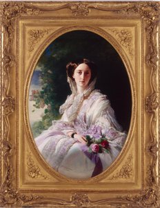 Portrait of Grand Duchess Olga Nikolaevna of Russia, Queen of Württemberg, 1856 by Franz Xaver Winterhalter